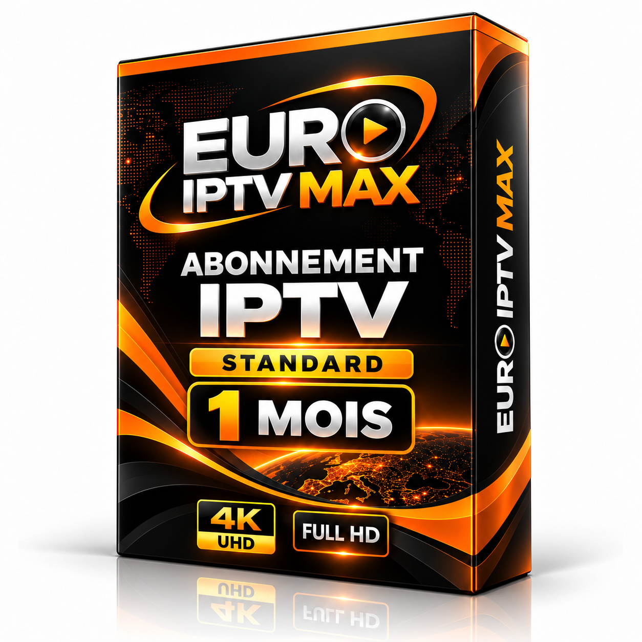 Abonnement IPTV Standard 1 mois – Euro IPTV Max