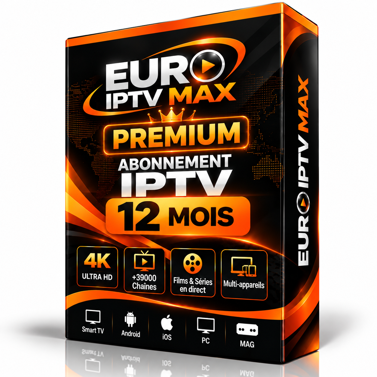 Abonnement IPTV Premium – 12 Mois